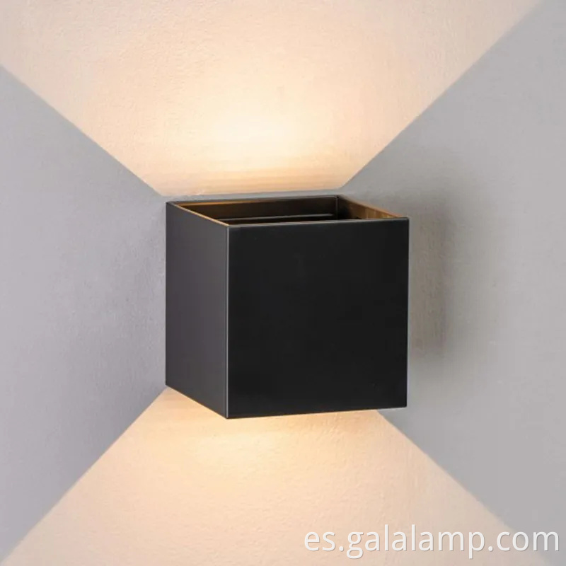 Luz moderna de la pared al aire libre Nordic 6W impermeable al aire libre